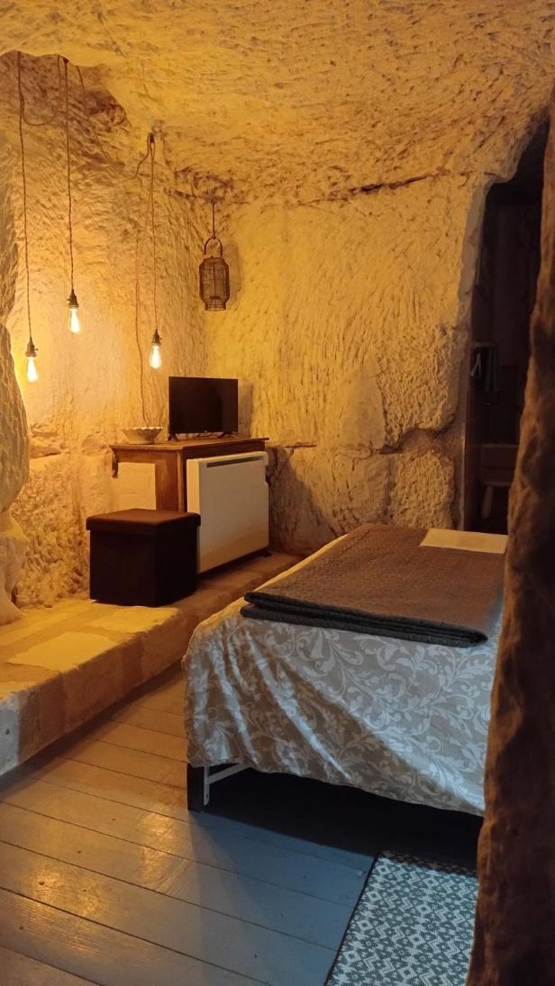 Les Troglos De Beaulieu Loches Eksteriør bilde